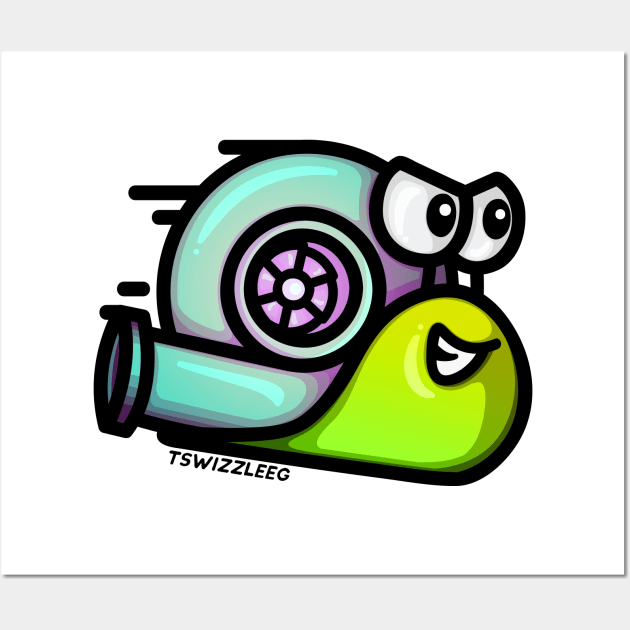 Turbo Snail - Ambiance Wall Art by hoddynoddy